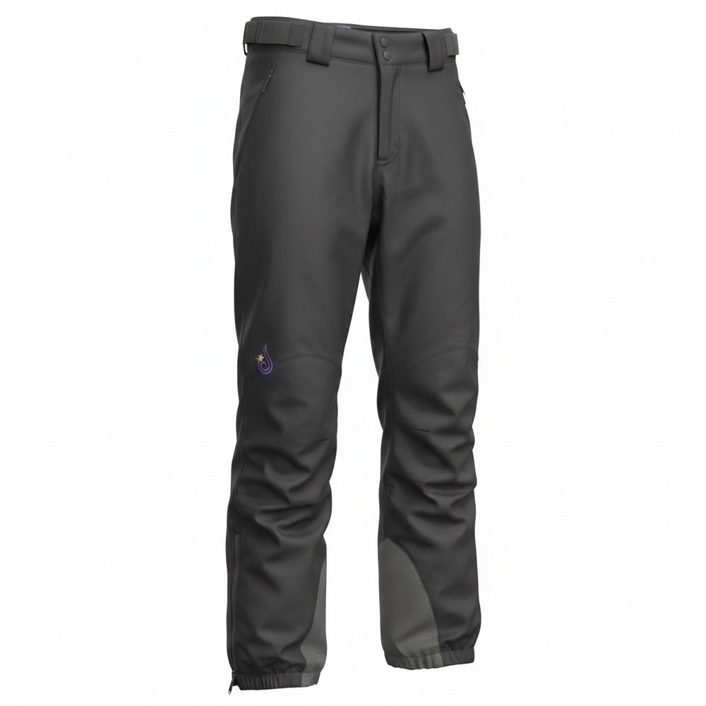 ISIS Snow Pants Womens Size 10 Black Softshell Insulated Ski Snowboard Bootcut